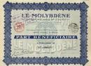 Le Molybdène - Part bénéficiaire (bleu)